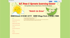 Desktop Screenshot of lilpeasandsproutslc.com